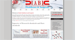 Desktop Screenshot of diabichealthcare.com